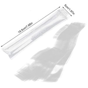 320 pezzi sacchetti per bevande usa e getta senza BPA estate festa di Halloween Ghiaccio stampo a imbuto arancione ghiacciolo ghiacciolo ghiacciolo - Product Image 3