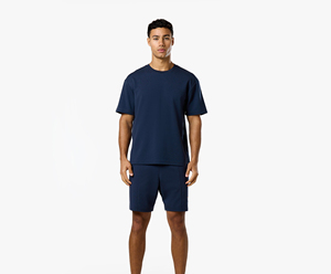 Ensemble T-shirt et short personnalisé pour homme – Tenue décontractée d'été, ensemble de vêtements 2 pièces en coton doux - Product Image 2