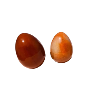 Huevo Yoni de Aventurina Roja Natural, Huevo de Jade Semiprecioso para Protección Energética, Ejercicio Vaginal, Tallado, Feng Shui Directo - Product Image 4