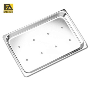 Plateau chirurgical perforé en acier inoxydable personnalisé à prix de gros, alimentation manuelle pour instruments de salle d'opération - Product Image 3