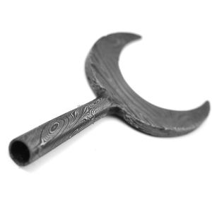 Têtes larges à pointe de flèche faites à la main en acier damas de haute qualité avec arbre en carbone pour la chasse et le tir prix de gros - Product Image 4