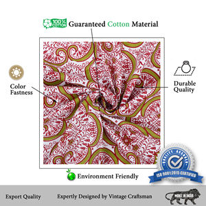 100% Pure Cotton Woven Floral Printed Modern Soft <b>Waterproof</b> Oilproof <b>Table</b> <b>Cover</b> for Kitchen Home Decor - Product Image 3