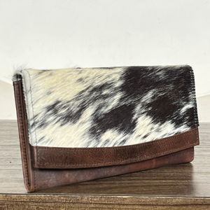 Factory OEM Women's New Genuine Cowhide Leather <b>Wallet</b> RFID Blocking Large Capacity Custom <b>Wallets</b> Purse Multi-Card Money Clutch - Product Image 4