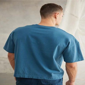 Custom T-shirt Custom Logo Printing <b>Tshirt</b> for Men Round Neck Blank Short Sleeve 100% Cotton Plain Men T Shirt - Product Image 6