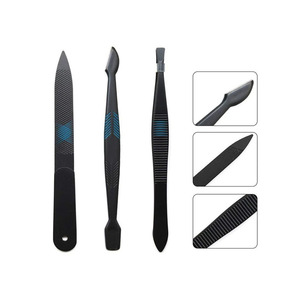 Kit professionnel de manucure et pédicure avec étui en cuir PU, vente en gros, outils de soin des ongles professionnels en acier inoxydable - Product Image 3
