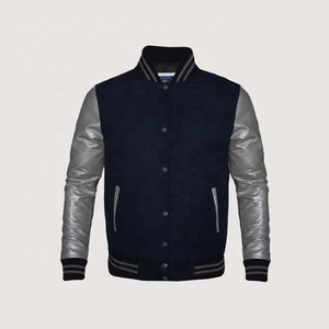 Chaqueta Varsity para Mujer, Manga Larga, 100% Lana, Acolchada, Cortavientos, Estilo Béisbol, con Botones, Chaqueta Bomber, Estilo Biker, Ropa de Calle - Product Image 5