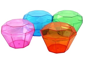 Recipientes de Plástico Transparente en Forma de Diamante Kwang Hsieh para Guardar Dulces y Chocolates - Product Image 5