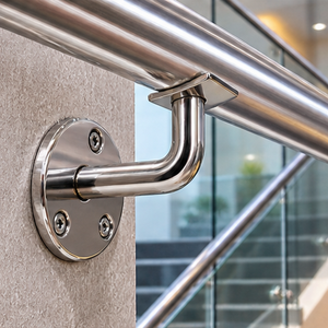 Soporte de Pasamanos de Acero Inoxidable con Cubierta de Brida y Soporte de Codo para Escaleras, Balcones y Terrazas - Product Image 5