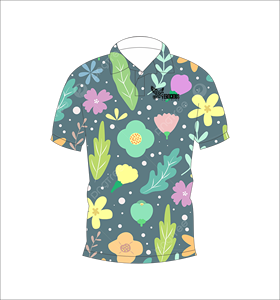 เสื้อโปโลพิมพ์ลายทรอปิคอลแบบกำหนดเอง ซับเหงื่อ แห้งเร็ว แขนสั้น เหมาะสำหรับกอล์ฟ ลำลอง แฟชั่นฤดูร้อน - Product Image 4