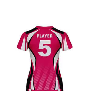 Conjunto de Uniforme de Voleibol 7V7 Personalizado para Hombre, 100% Poliéster, Impresión por Transferencia de Calor, Transpirable, Secado Rápido, Color Personalizado, Nombre del Equipo - Product Image 3