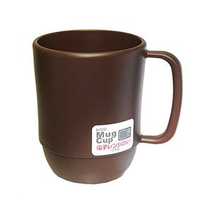 Inomata marrone microonde tazza di bevanda colorata tazza per bevande calde - Product Image 1