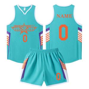 Pantalones Cortos Deportivos de Malla para Hombre, Jersey de Baloncesto Reversible Sublimado para Jóvenes, Uniformes de Baloncesto Reversibles Personalizados - Product Image 1