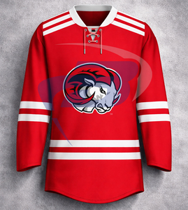 Camiseta de Hockey Roja de la WSSU con Logotipo de los Rams, Ropa Deportiva Oficial de la Universidad Estatal de Winston-Salem, Camiseta de Hockey sobre Hielo de la WSSU - Product Image 2
