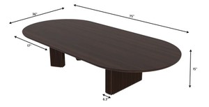 Juego de Comedor de Madera de Estilo Japonés Moderno de Mediados de Siglo, 6 Piezas, Sillas Tapizadas con Respaldo Sólido, Mesa Rectangular, Muebles para el Hogar - Product Image 6