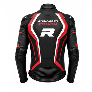 Top trending heavyweight low MOQ Men's Motorbike Leather <b>Jacket</b> High Quality <b>Motorcycle</b> Riding <b>Jacket</b> Personalized OEM/ODM - Product Image 6
