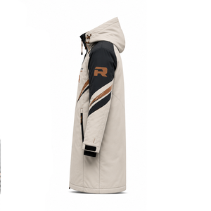 Vêtements d'extérieur écologiques pour la saison froide, vestes longues en textile, manteaux chauds et confortables, vêtements en gros, design personnalisé, fabrication en vrac - Product Image 3