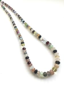 Cuentas facetadas de gemas naturales mixtas de 5 mm a 7 mm, 1 hebra, naturales, para la elaboración de joyería fina. - Product Image 5