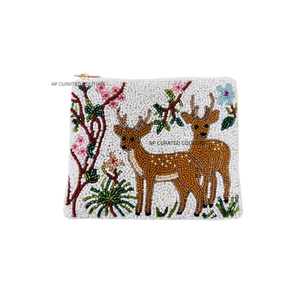 Porte-monnaie en forme de planche de surf fait main avec perles, mini pochette zippée, thème plage créatif, accessoire unisexe, perles de rocaille personnalisées, artisanat fait main - Product Image 5