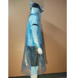 Impermeable de plástico temporal para una sola persona, embalaje personalizado, 5000 unidades, venta al por mayor, bajo MOQ, PE desechable, colorido - Product Image 5