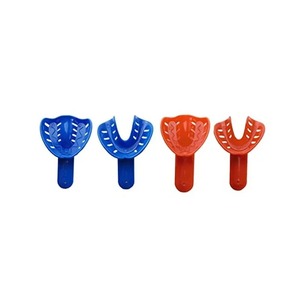 BAFA SURGICAL INSTRUMENTS Paquete de 12 Portaimpresiones Dentales AG, de Plástico Duradero para Uso Odontológico, Equipo de Laboratorio, CE - Product Image 1