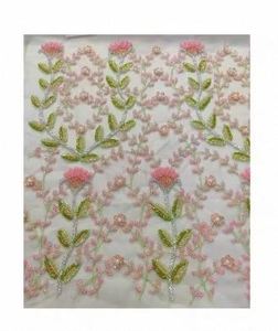 Tissu en dentelle à paillettes de qualité supérieure pour robe de bal et costume de scène, provenant d'un fabricant indien, au prix de gros. - Product Image 4
