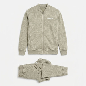 Conjunto Deportivo Hawk Eye para Hombre, Sudadera con Capucha de Forro Polar Delgado de 300g, Pantalón Largo, Transpirable y Antibacterial - Product Image 6