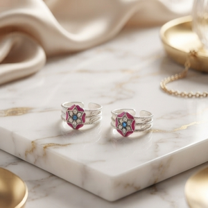Anillo de Dedo del Pie DIVYORO BLOSSOM CLUSTER - Product Image 2