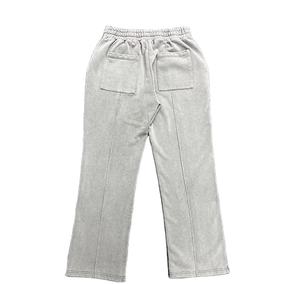 Ensemble pantalon de survêtement uni élégant et personnalisé OEM Vente en gros personnalisé Survêtements délavés à l'acide pour hommes Survêtement pantalon de survêtement vintage - Product Image 5