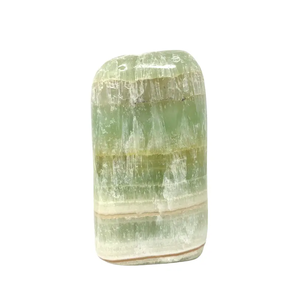 Calcita verde de alta calidad en forma libre, piedra pulida, cristal natural en forma libre, palma natural en forma libre, venta al por mayor - Product Image 3