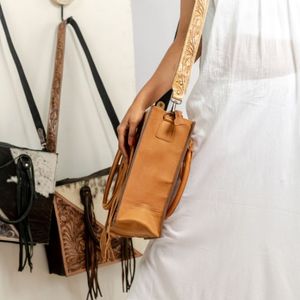 Bolso tote cuadrado de cuero genuino de diseñador de lujo para mujer, bolso de mano de lujo con asa superior y correa para el hombro, bolso de oficina. - Product Image 4