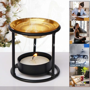 Brûleur d'encens en laiton de qualité supérieure pour l'exportation, diffuseur d'arômes, brûleur d'huile décoratif de table, best-seller pour la maison - Product Image 4