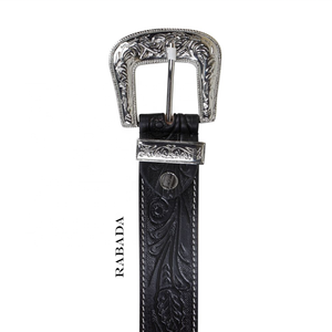 Cinturones hechos a mano de cuero real Cinturones occidentales elegantes de cuero Cintura de mujer Nuevos diseños y nuevos cinturones de color India - Product Image 4