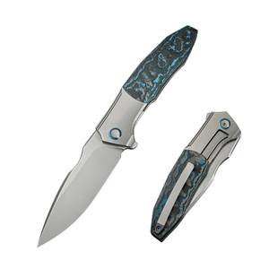 Couteaux pliants en acier inoxydable avec structure légère de poche et poignée ergonomique pour le camping, la randonnée et la pêche en plein air - Product Image 1