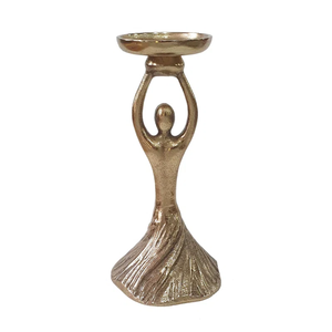 Candelabro Metálico Minimalista con Forma de Dama, Venta al por Mayor de Fábrica, Decoración Contemporánea para Mesa de Hotel, Spa, Restaurante, Fiestas - Product Image 2