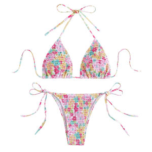Ensemble de bikini pour femmes de haute qualité, maillot de bain deux pièces, vêtements de plage d'été, fabricant OEM ODM - Product Image 1