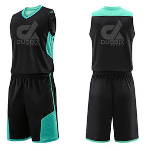 Ensembles de maillots de basket-ball pour hommes adultes 100% polyester Séchage rapide et antibactérien Motif 3D Sans manches Nom de l'équipe personnalisé Toutes saisons - Product Image 5