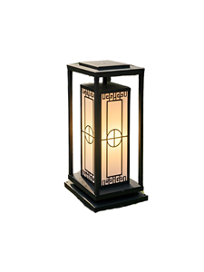 Lámpara de Jardín de Estilo Japonés de Alta Gama con Forma de Hongo, Luz Cálida Amarilla de 3500K para Exteriores, Ideal para Hoteles y Resorts - Product Image 1