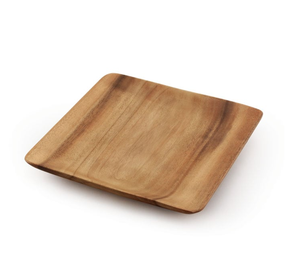 Plato de Madera de Diseño Personalizado, Juego de Platos de Madera de Acacia, Platos Redondos de Madera, Mejor Precio - Product Image 2