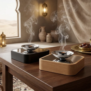 Modern Stainless Steel <b>Incense</b> Burner <b>Aromatherapy</b> <b>Diffuser</b> Elegant Design Home Office Usage All Season Fragrance bakhoor <b>Holder</b> - Product Image 6