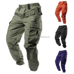 Male Hip Hop Bottom Outdoor Multi-Pocket Casual Hiking Trekking Sweatpants <b>Men</b> Tactical <b>Joggers</b> Cargo Pants <b>Men's</b> - Product Image 6