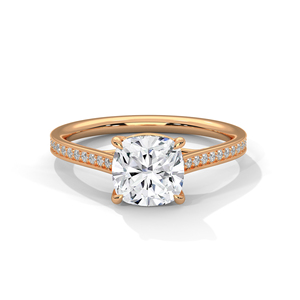 Anillo Moderno de Estilo Artesanal Elegante en Oro Rosa Sólido de 14k, Forma Redonda Brillante, Joyería Única Disponible a Precio de Mayoreo - Product Image 1