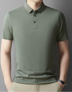 เสื้อเชิ้ตแขนสั้นผู้ชาย สีขาวล้วน ผ้าฝ้าย 100% โลโก้ด้านหน้า ทรงเข้ารูป สวมใส่สบาย ระบายอากาศได้ดี ความยาวปกติ - Product Image 6