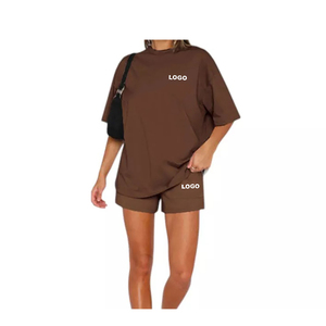 Conjunto Casual de Primavera para Mujer, por Encima de la Rodilla, con Logotipo Personalizado, Material Fresco, Diseño Estampado, Tendencia Actual, Precio Bajo - Product Image 6