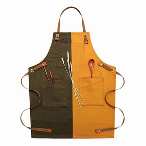 Hair Stylist Barber <b>Aprons</b> and Beauty Salon Hairdresser Wholesale Cross Back Barber <b>Aprons</b> Denim Bib <b>Aprons</b> - Product Image 6