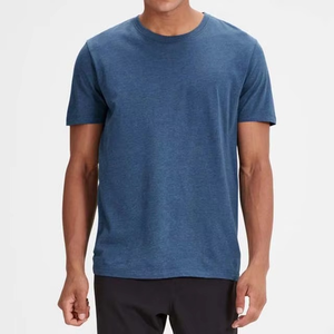2026 Hot Selling Cotton Heavyweight Custom Logo Silk Screen Printed OEM Quick Dry Breathable Short Sleeve T Shirts Men's Plus - Product Image 2