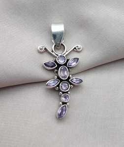 Amethyst Pendant 925 Sterling Silver Handmade Jewelry <b>Women</b> Men Unique Natural Gemstone Necklace Gift - Product Image 3