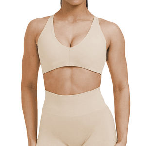 Ensemble de yoga 3 pièces respirant effet seconde peau, taille haute, effet ventre plat, élastique, pour sports de plein air et fitness, avec effet push-up fessier - Product Image 2