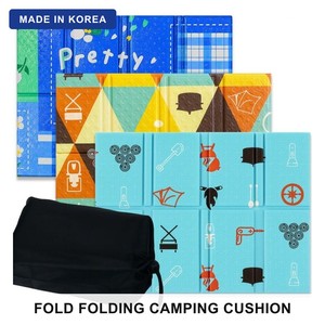 Cojín Plegable Coreano de 8 Pliegues para Camping, Asiento Portátil para Exteriores, Colchoneta de Espuma para Picnic - Product Image 1