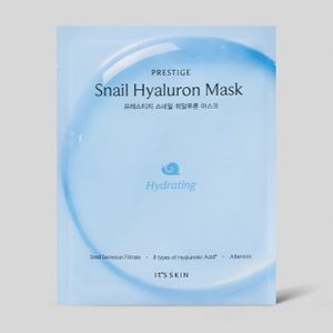 Maschera Viso Idratante Prestige Snail con Acido Ialuronico (5 o 10 Fogli) con Peptidi - Product Image 1