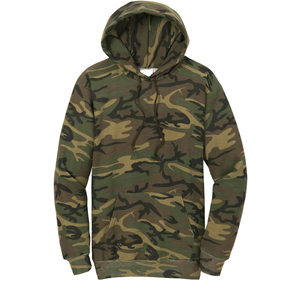 Sweat à capuche vintage camouflage personnalisé pour homme, coupe ajustée, doublure polaire, 52% coton, 48% polyester, hiver, extérieur - Product Image 5